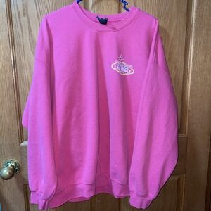 Welcome to Fabulous Las Vegas Crew Neck Hot Pink Gildan Dry Blend Size 2XL